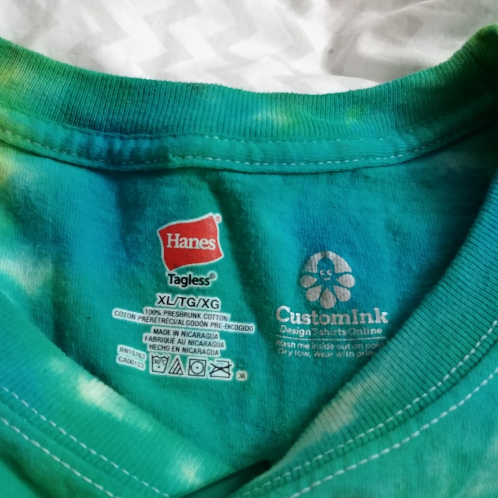 Hanes First Steamworks Tie-Dye T-shirt Size XL - Picture 3 of 6